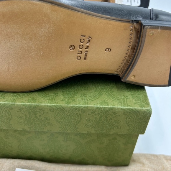 Men’s Gucci Jordan horse fit leather loafer size 9 fits 10 US made in Italy - Picture 9 of 11